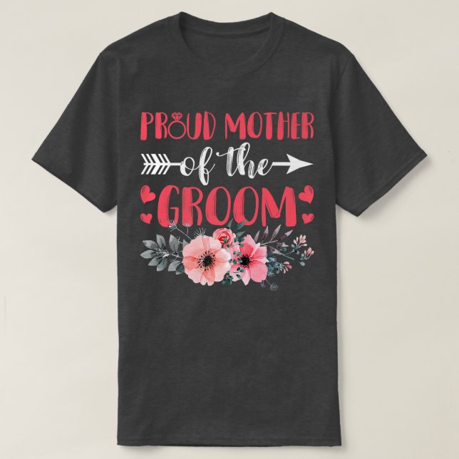 Mother Of The Groom Bachelor Party Grooms Mother M T Shirt (Design framsida)