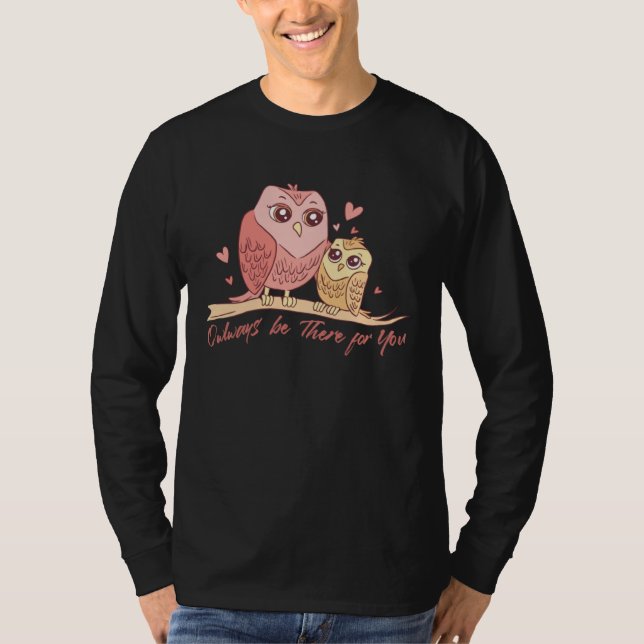Mother Owl Bird Family Quotes T Shirt (Framsida)