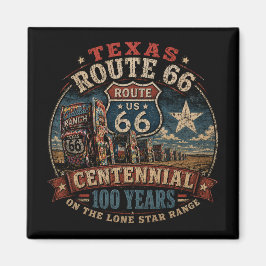 Mother Road Amarillo Centennial Souvenir Magnet
