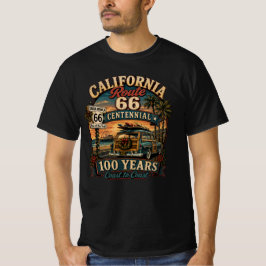 Mother Road California Surfplagg T Shirt