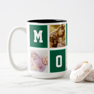 Mother’s Day 5-Photo Mug – Gift for Mom Två-Tonad Mugg