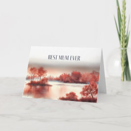 Mother´s Day Card "Best Mum Ever" Kort