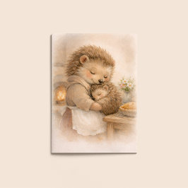 Mother’s Day Card – Hedgehog Cozy Embrace Kort