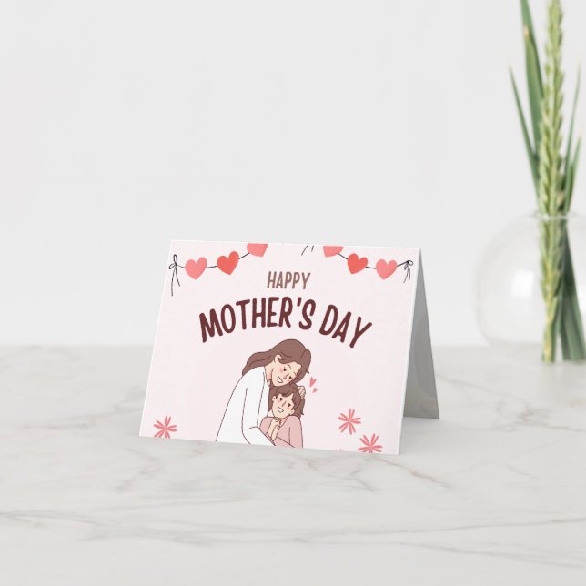 Mother’s Day Card Tack Kort (Framsida)