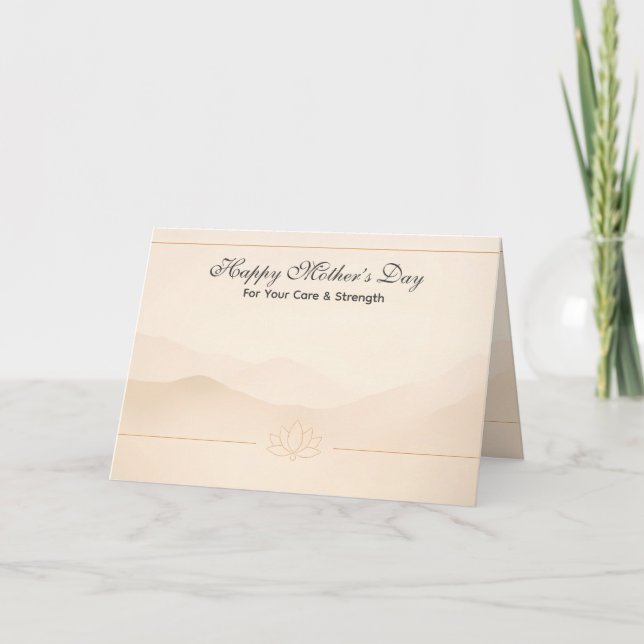 Mother’s Day Cards for Clients with Offer  Wellnes Kort (Framsida)