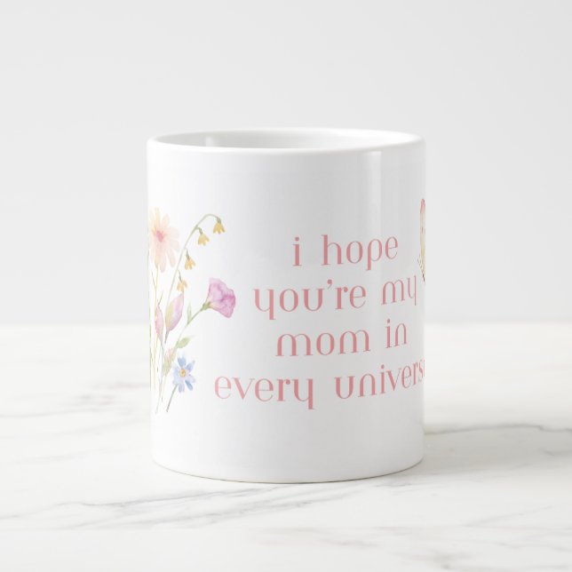 Mother’s Day coffee mug with quote Jumbo Mugg (Framsidan)
