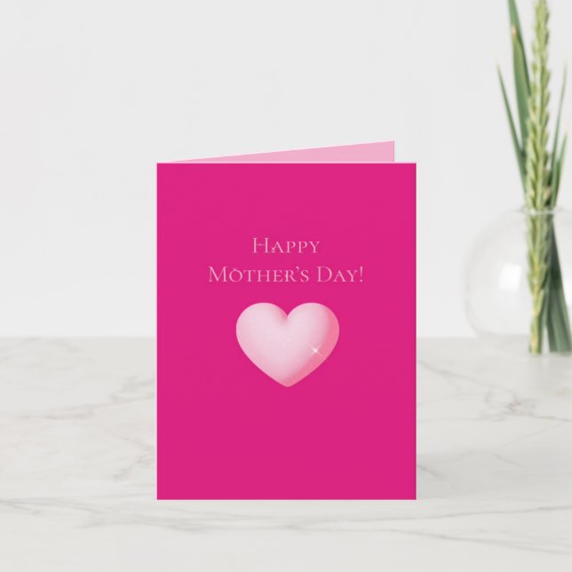 Mother’s Day Folded Greeting Card Kort (Framsida)
