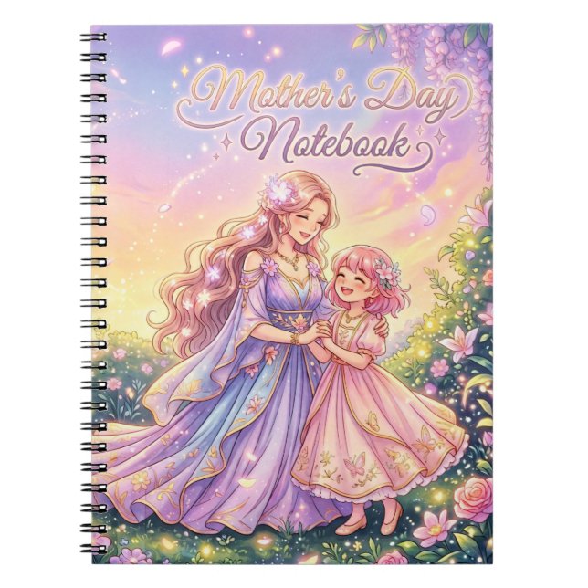 Mother’s Day Notebook Anteckningsbok (Framsidan)