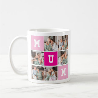 Mother’s Day Personalized Photo Collage Mug Kaffemugg