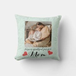 Mother’s Day Throw Pillow Gift for Mom  Kudde