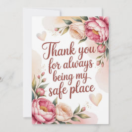 Mother’s Thank You Card Tack Kort