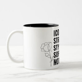 MOTHER. STYLISH. STRONG. SOFT. ICONIC. Två-Tonad MUGG