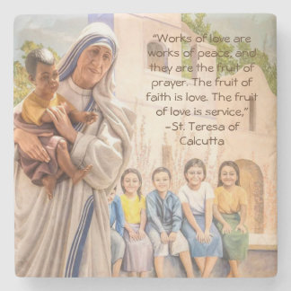 Mother Teresa-coaster Stenunderlägg