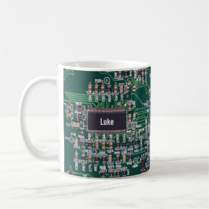 Motherboard Coff för personlig Computer Technolog Kaffemugg