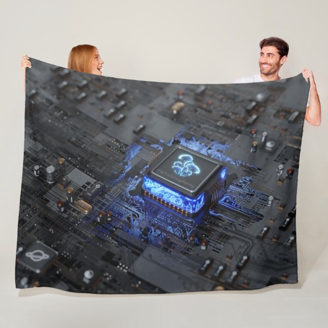 Motherboard Fleece Blanket (På plats)