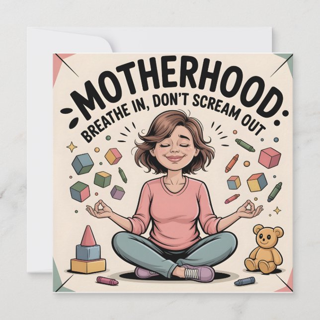 Motherhood Breathe In Calm Art (Framsida)