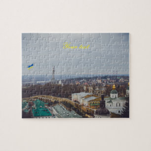 Motherland Monument i Kiev Pussel