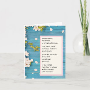 Motherless Mors dag Card - Dikt Kort