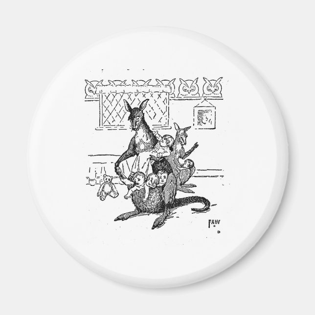 Motherly Kangaroo Magnet (Framsidan)