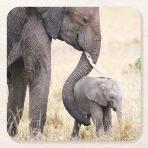 Motherly kärlek-foto underlägg papper kvadrat