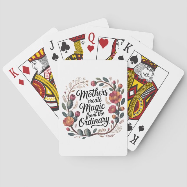 Mothers Create Magic From The Ordinary Casinokort (Baksidan)