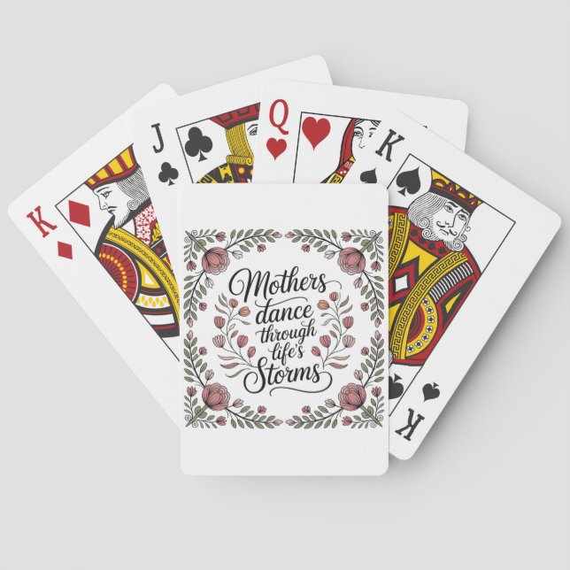 Mothers Dance Through Life's Storms Casinokort (Baksidan)