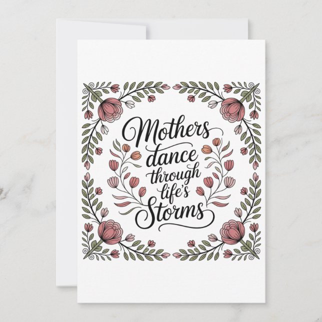 Mothers Dance Through Life's Storms Inbjudningar (Framsida)
