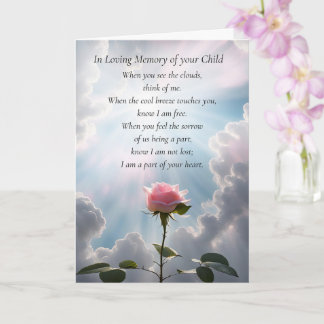 Mothers Day Bereaved Grieving Loss of Child Kort