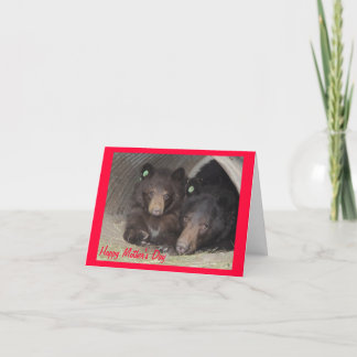 Mother's Day card - mom & cub Kort