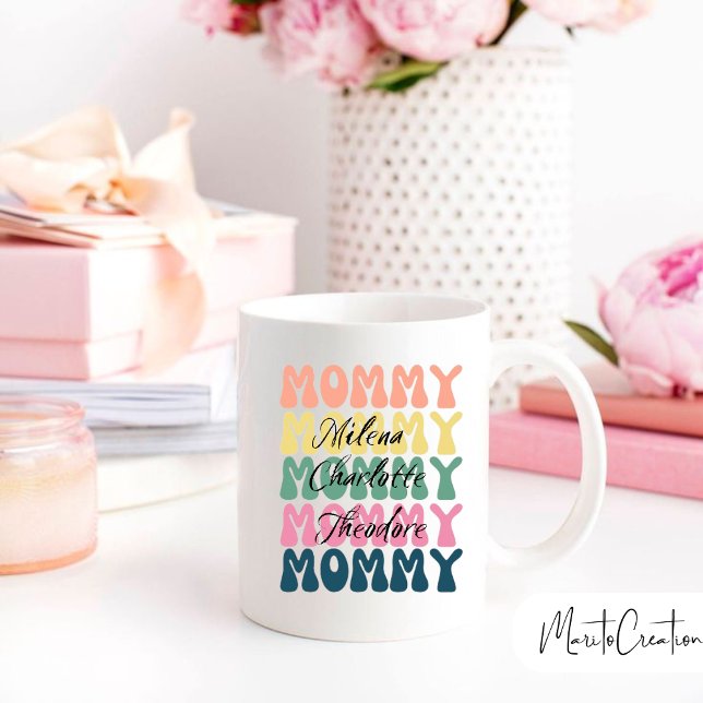 Mother's day coffee mug, personalized children's  kaffemugg (Skapare uppladdad)