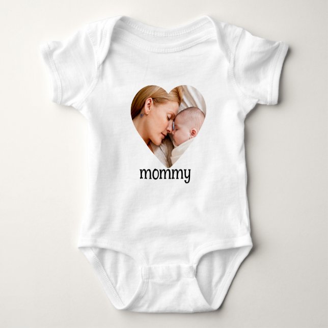 mothers day  cute heart photo  t shirt (Framsida)