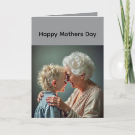 Mothers Day Folded Greeting Card Kort