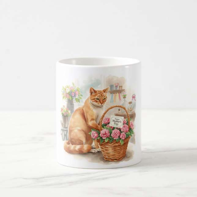 Mother's Day for Cat mom Siamese cat lovers Kaffemugg (Center)