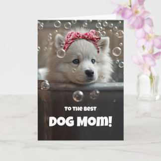 Mothers Day from Pet Dog Fur Baby Cute Kort
