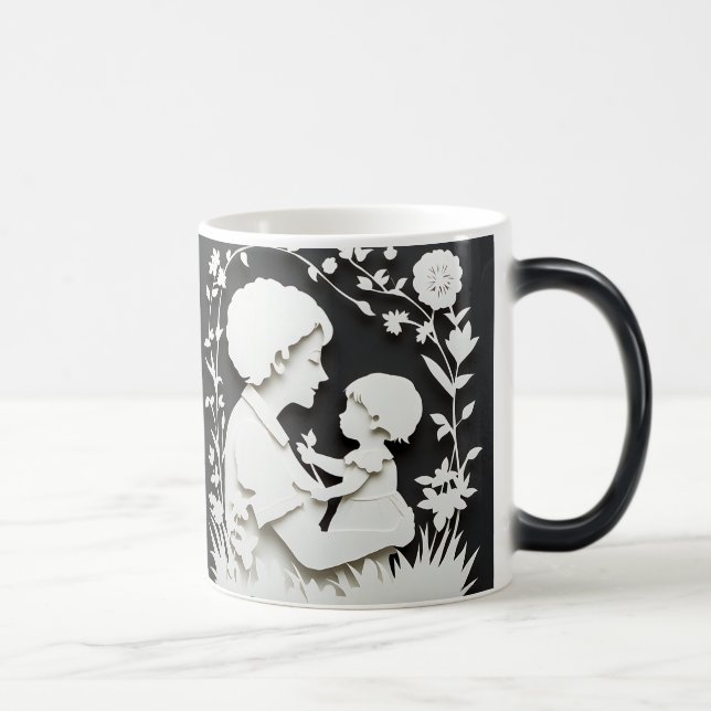 Mothers Day Grandma Coffee Mug Magisk Mugg (Höger)