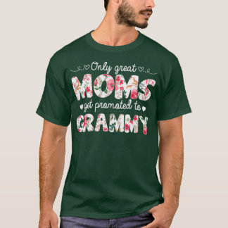 Mothers Day Great Moms Get Promoted to Grammy T Shirt