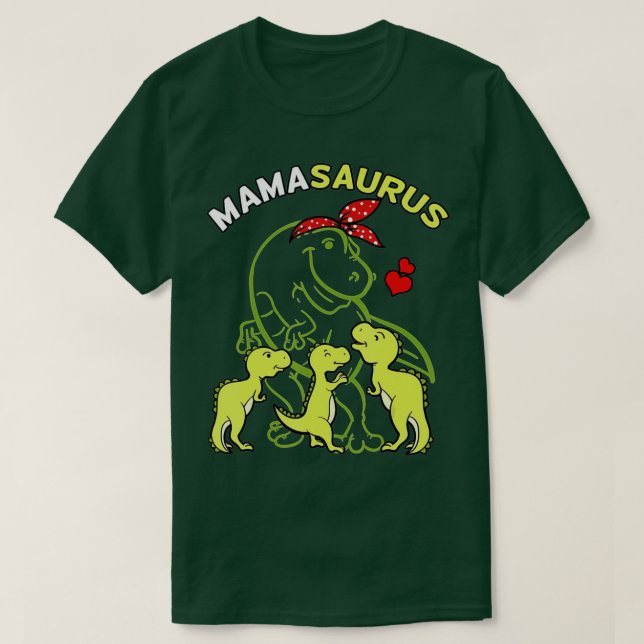 Mother's Day Mamasaurus Tyrannosaurus Rex Mama 3 K T Shirt (Design framsida)