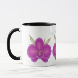 Mother's Day Mug with Floral Pattern and Heartfelt Mugg