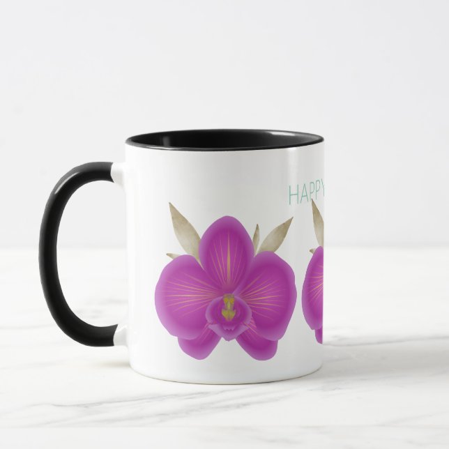 Mother's Day Mug with Floral Pattern and Heartfelt Mugg (Vänster)