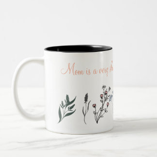 Mother's Day Mug with Sentimental Quote and Minima Två-Tonad Mugg