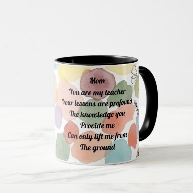 Mother's Day Poem Mugg (Framsida höger)