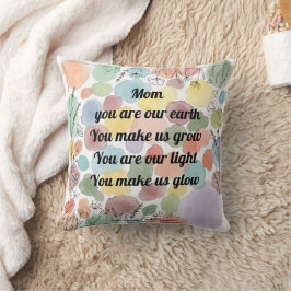 Mother's Day Poem Throw Kudde