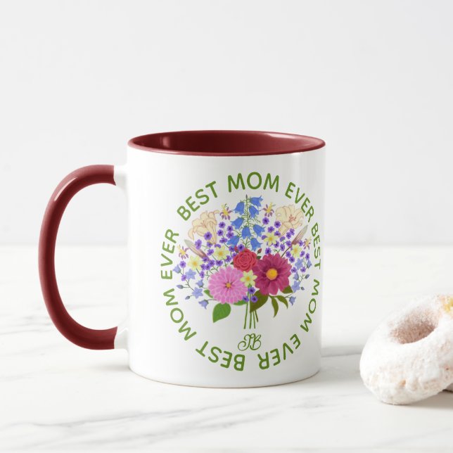 Mother's Day With Blumenstrauss Mugg (Med munk)