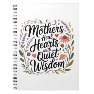 Mothers Heal Hearts With Quiet Wisdom Anteckningsbok