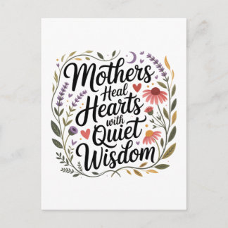 Mothers Heal Hearts With Quiet Wisdom Inbjudan Vykort