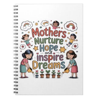 Mothers Nurture Hope And Inspire Dreams Anteckningsbok