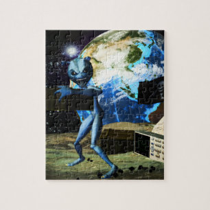 Mothership Alien Pirat Pussel