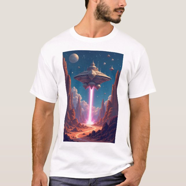 MotherShip Desert T Shirt (Framsida)