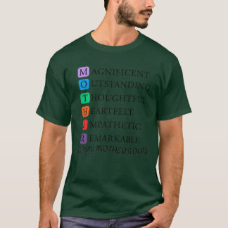 Motherue: Kärlek och Care Heart T Shirt