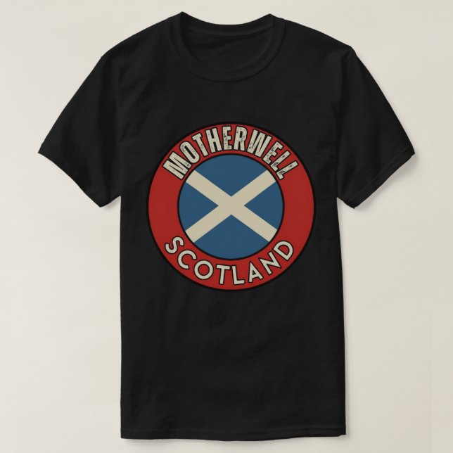 Motherwell, Skottland T Shirt (Design framsida)